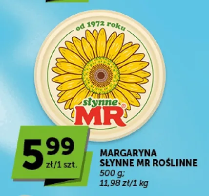 Margaryna roślinna Słynne MR promocja w Euro Sklep
