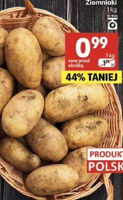 Ziemniaki polskie promocja w Delikatesy Centrum