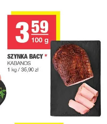 Szynka Bacy Kabanos promocja w SPAR