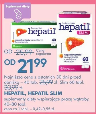 Suplementy diety wspierające pracę wątroby promocja w Super-Pharm