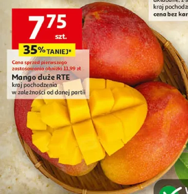 Mango duże RTE promocja w Auchan