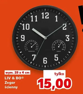 Zegar ścienny promocja w Kaufland