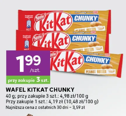 Wafel Chunky promocja w Stokrotka