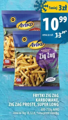 Frytki zig zag karbowane, zig zag proste, super long promocja w Arhelan
