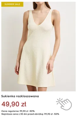 Sukienka rozkloszowana promocja w Medicine