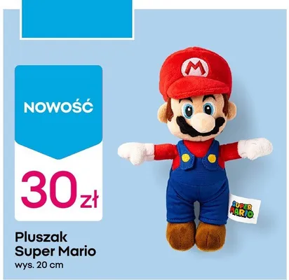 Pluszak super mario 23 cm promocja w Pepco