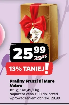 Praliny Frutti di Mare Vobro promocja w Netto