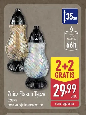 Znicz Flakon Tęcza promocja w Aldi