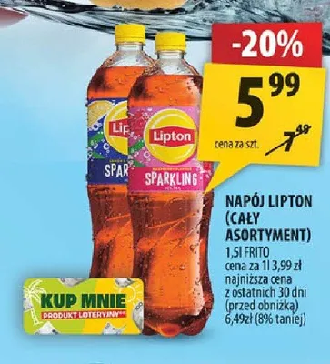 Napój Lipton promocja w Arhelan