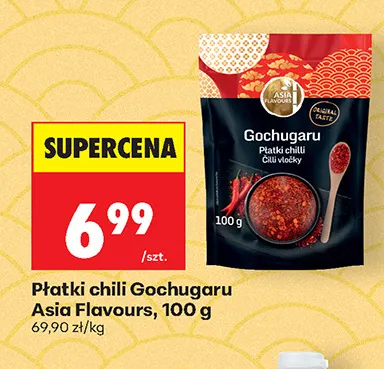 Płatki chili Gochugaru Asia Flavours promocja w Biedronka