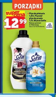Płyn do płukania 75 prań Sofin promocja w TOPAZ