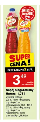 Napój niegazowany pomarańcza-mango Hortex promocja w Twój Market