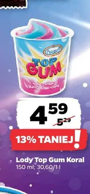 Lody Top Gum Koral promocja w Netto