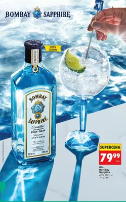 Gin Bombay Sapphire promocja w Biedronka