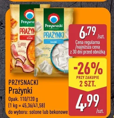Prażynki Przysnacki promocja w Aldi