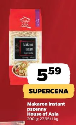 Makaron instant pszenny House Of Asia promocja w Netto