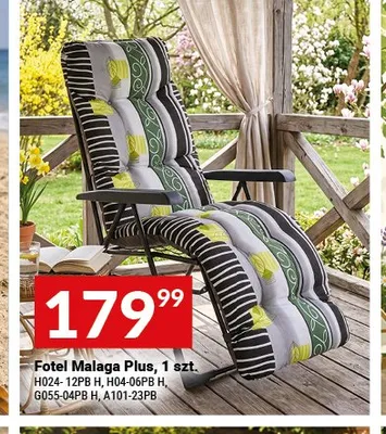 Fotel Malaga Plus promocja w Twój Market