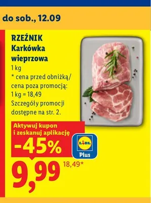 Karkówka wieprzowa Rzeźnik promocja w Lidl