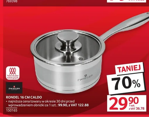 Rondel 16cm Caldo Zwieger promocja w Selgros