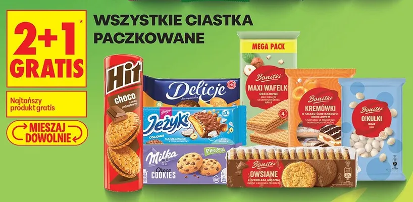 Wafelki Bonitki Maxi Wafelki orzechowe promocja w Biedronka
