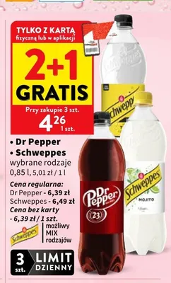 Napój gazowany Dr Pepper promocja w Intermarche