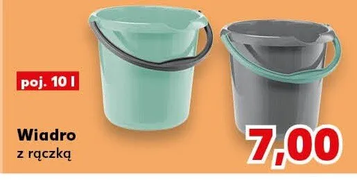 Wiadro z rączką 10l promocja w Kaufland