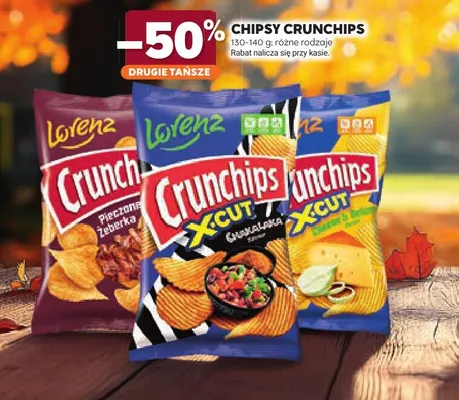 Chipsy Crunchips promocja w Stokrotka