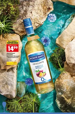 Wino bezalkoholowe Monte Santi Frizzante Watermelon promocja w Biedronka