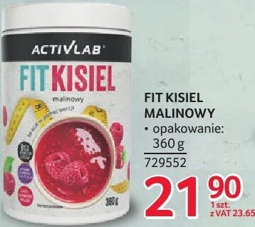 Fit Kisiel malinowy ActivLab 360g promocja w Selgros