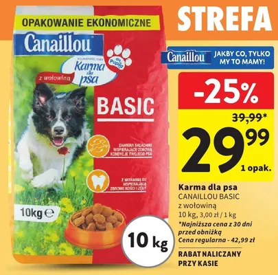 Karma dla psa z wołowiną promocja w Intermarche