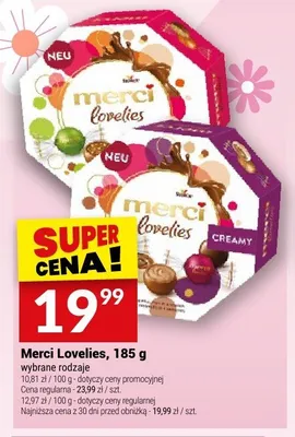 Praliny Merci Lovelies promocja w Twój Market