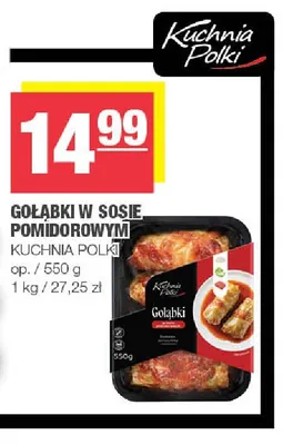 Gołąbki w sosie pomidorowym Kuchnia Polki promocja w SPAR
