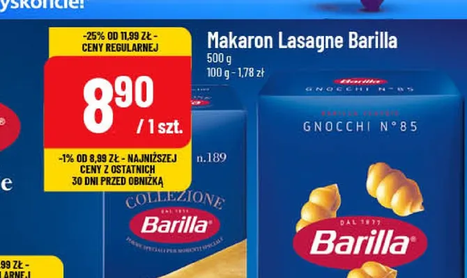 Makaron Lasagne Barilla promocja w POLOmarket