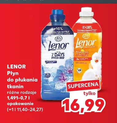 Płyn do płukania tkanin Lenor promocja w Kaufland