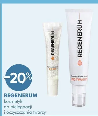 Kosmetyki do pielęgnacji i oczyszczania twarzy Regenerum promocja w Super-Pharm