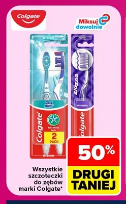 Szczoteczka do zębów Max White Colgate 2-pak promocja w Carrefour