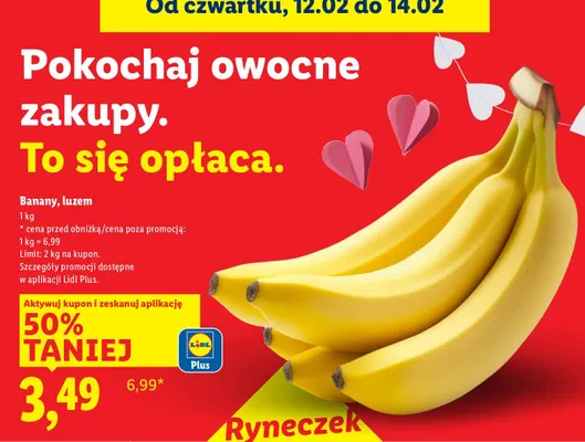 Banany  promocja w Lidl