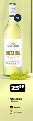 Wino białe Falkenburg Riesling promocja w Netto