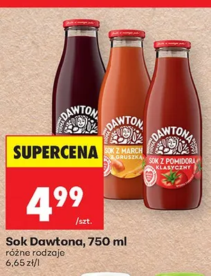 Sok Dawtona z pomidora klasyczny promocja w Biedronka