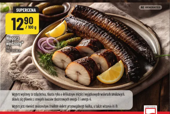 Węgorz wędzony promocja w POLOmarket