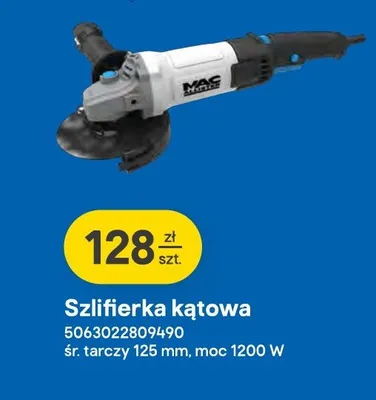 Szlifierka kątowa Mac Allister 125 mm promocja w Castorama