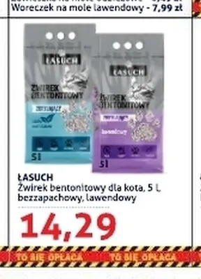 Żwirek bentonitowy dla kota lawendowy Łasuch promocja w Blue Stop