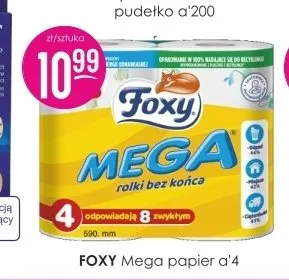 Papier toaletowy Foxy Mega promocja w Drogerie Jasmin