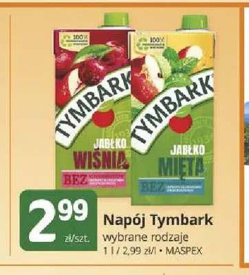 Napój jabłko wiśnia Tymbark promocja w Marketvita