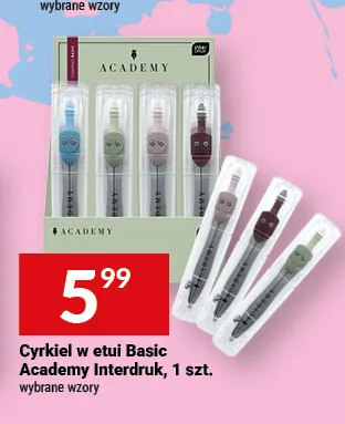 Cyrkiel w etui Basic Academy Interdruk promocja w Twój Market