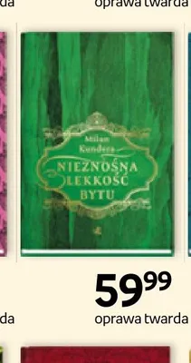 Książka Nieznośna Lekkość Bytu oprawa twarda promocja w Empik