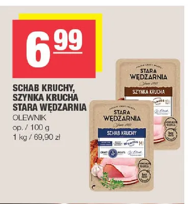 Schab kruchy Stara Wędzarnia Olewnik promocja w SPAR