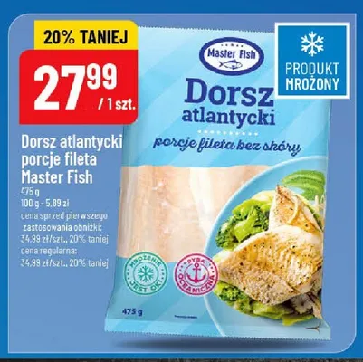 Dorsz atlantycki porcje fileta Master Fish promocja w POLOmarket