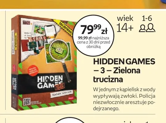 Gra Hidden Games 3 Zielona trucizna promocja w Empik
