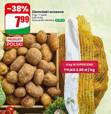 Ziemniaki wczesne polskie promocja w Dino